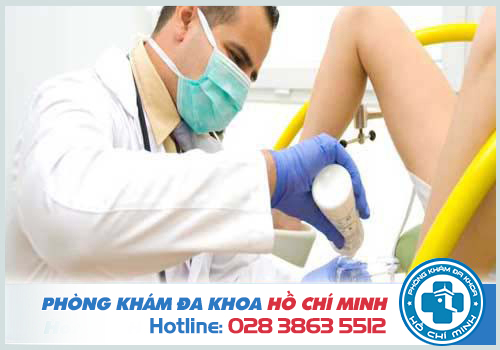 Lấy dịch âm đạo và xét nghiệm