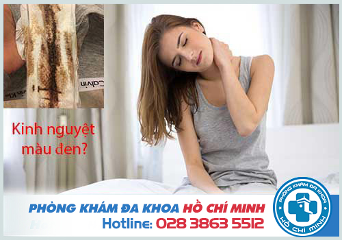 Kinh nguyệt màu đen có mùi hôi là bị gì và Cách chữa trị