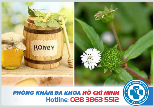 Mật ong và cây nhọ nồi kết hợp sẽ giúp xoa dịu vết sưng loét lưỡi gà nhanh chóng