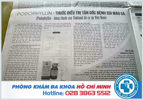 Mua thuốc podophyllin 25 ở Hà Tĩnh chữa bệnh sùi mào gà uy tín